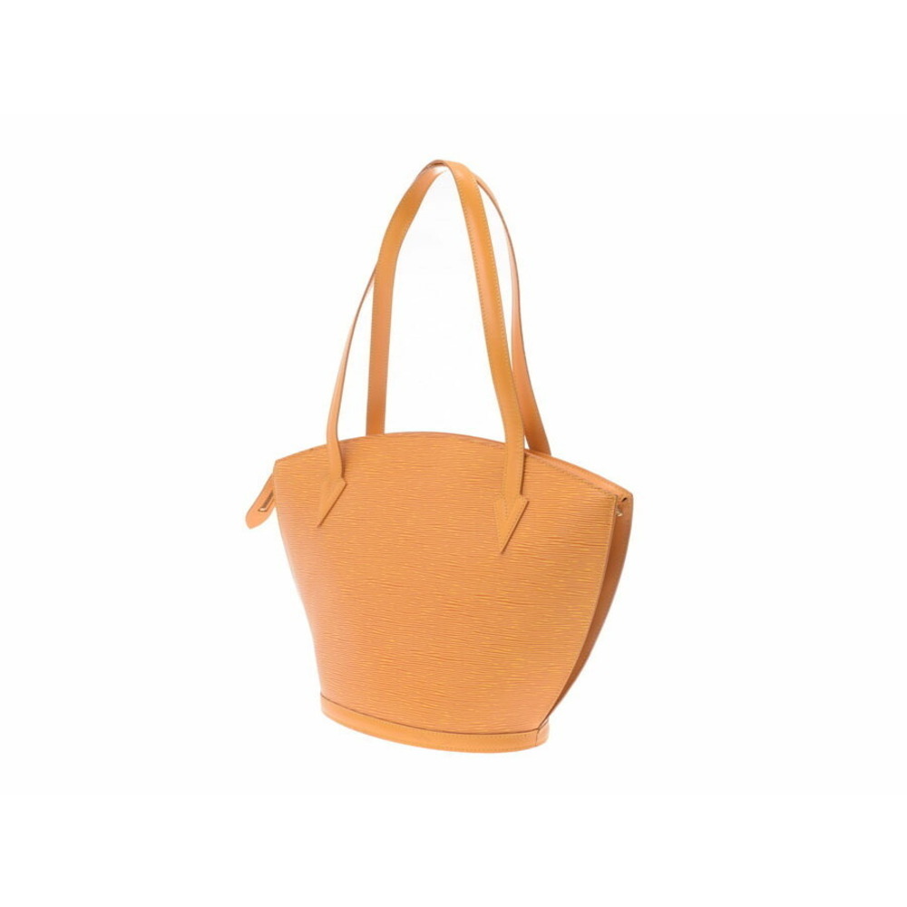 Louis Vuitton Yellow Bag Epi Shopping Leather Jacques Saint Shoulder